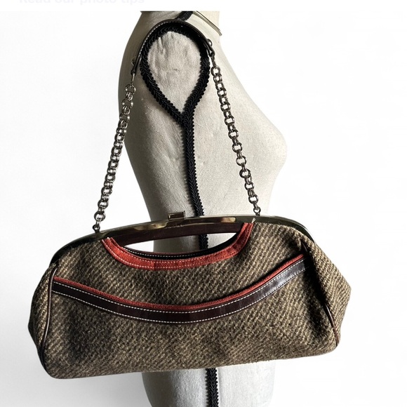 Apt 9 Tweed Purse Shoulder/Handbag - Picture 2 of 4